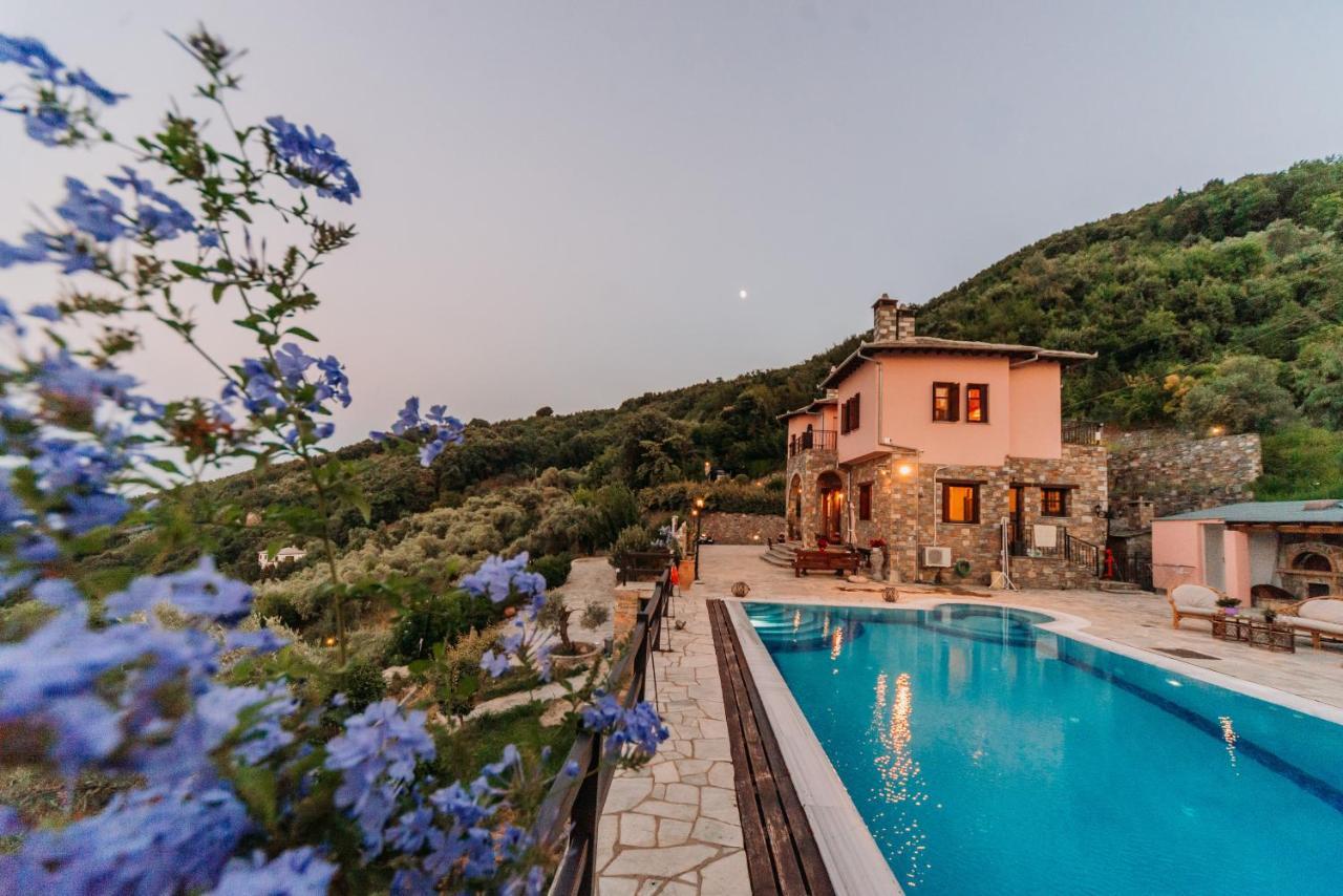 Elysian Luxury Villa Pelion Tsagkarada Extérieur photo