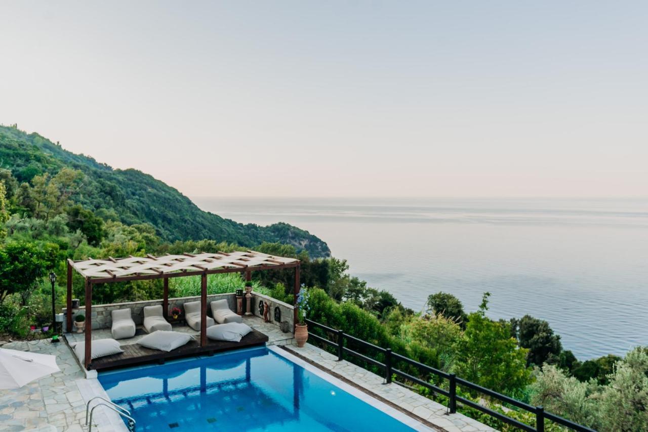 Elysian Luxury Villa Pelion Tsagkarada Extérieur photo