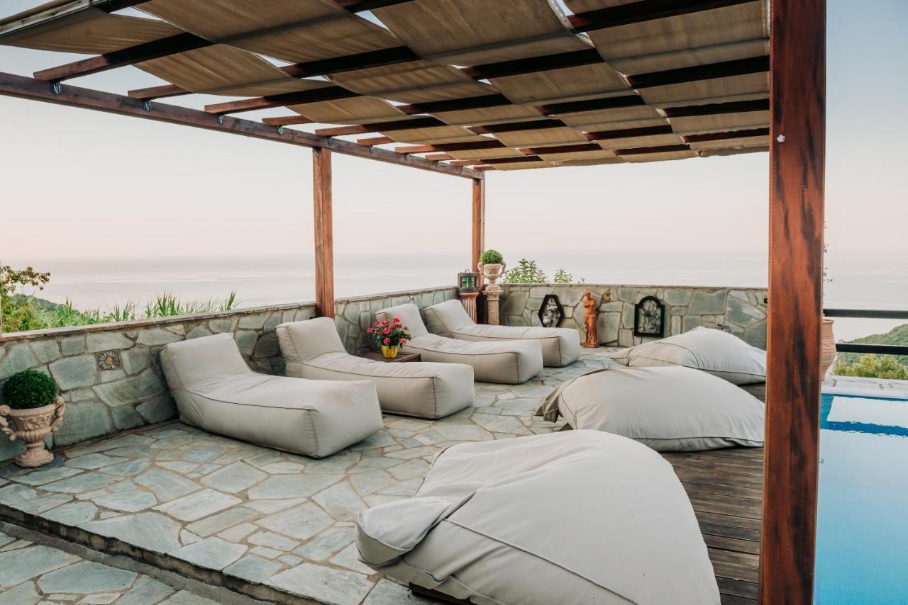 Elysian Luxury Villa Pelion Tsagkarada Extérieur photo