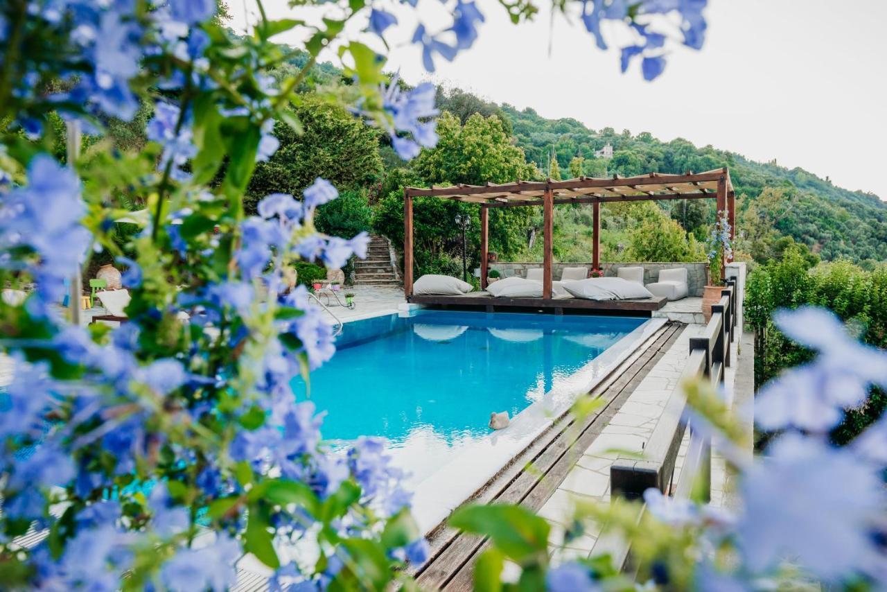 Elysian Luxury Villa Pelion Tsagkarada Extérieur photo
