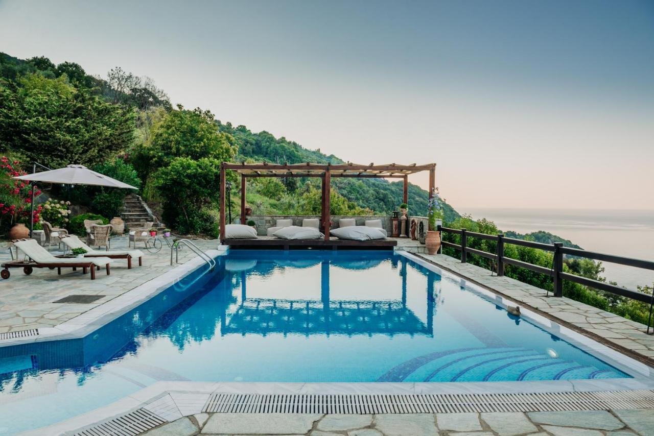Elysian Luxury Villa Pelion Tsagkarada Extérieur photo