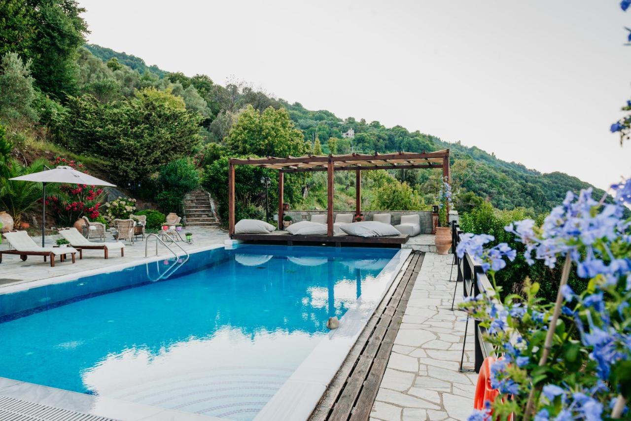 Elysian Luxury Villa Pelion Tsagkarada Extérieur photo