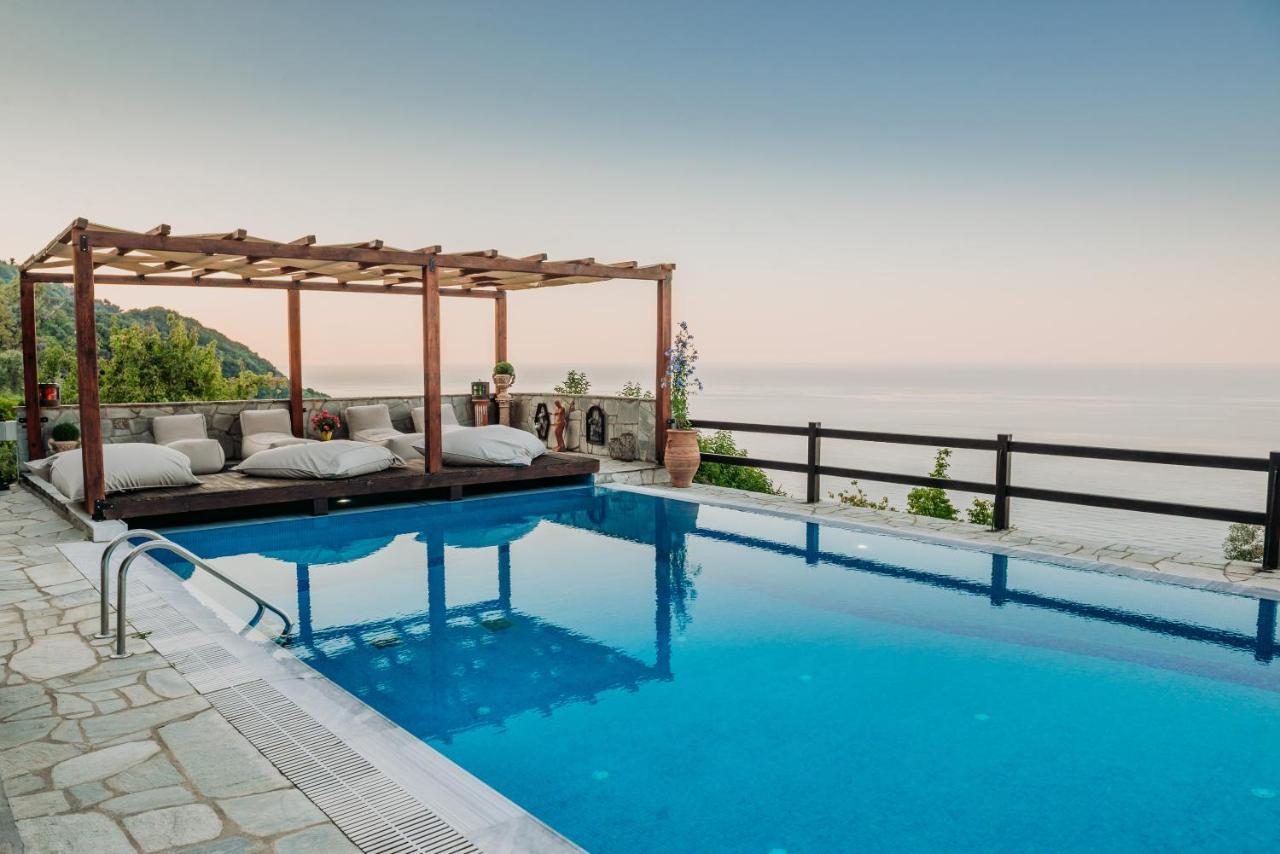 Elysian Luxury Villa Pelion Tsagkarada Extérieur photo